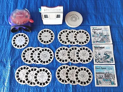 VIEW MASTER Walt Disney Tomorrowland Fantasyland Adventureland Fox & Hound... • $50