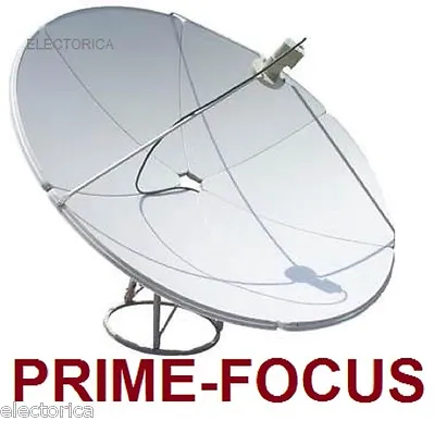 1.65 M Prime Focus Satellite C/ Ku Band Dish Antenna 165 Cm W/ Pole Fta  • $643.99