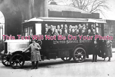 £8.95 • Buy YO 6619 - United Services Charabanc Bus, Sheffield, Yorkshire