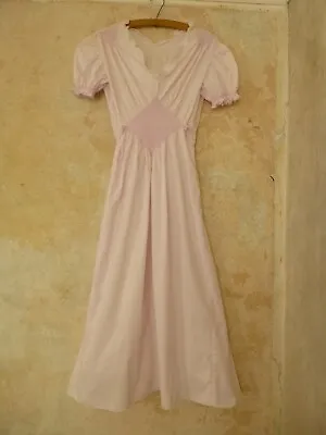 £85 • Buy EXQUISITE VTG  EDWARDIAN STYLE Lilac Maxi Dress Wedding Boho Cotton ITALY