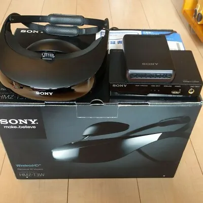 Sony HMZ-T3W Personal 3D Viewer Wireless Head Mounted Display Japan Used • $405.55