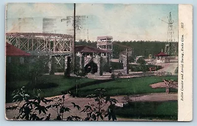 Postcard PA Moosic Scene In Rocky Glen Amusement Park Roller Coaster Swings M11 • $25.99