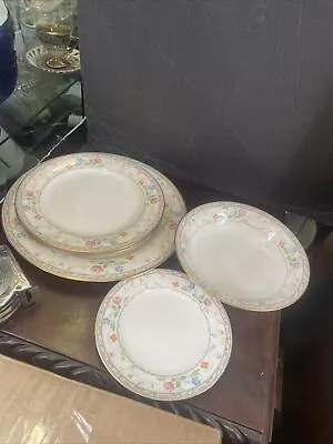 Vintage Noritake Finale Plate Bowl Lot 5 Pieces Floral Flowers China Set Plates • $29