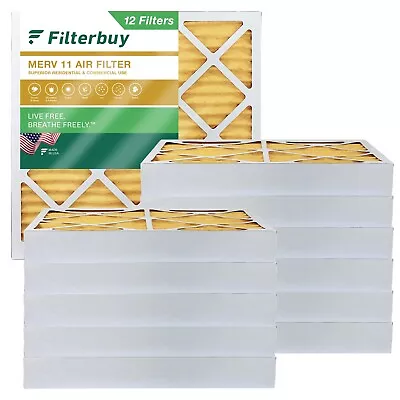 Filterbuy 20x20x4 Pleated Air Filters Replacement For HVAC AC Furnace (MERV 11) • $197.16