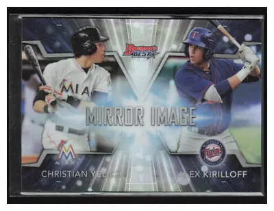 2016 Bowman's Best #MI-10 Christian Yelich / Alex Kirilloff Refractor • $0.99