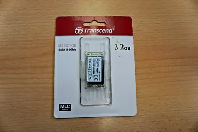 32GB Transcend M.2 SSD 400s Sata Lll 6Gbs NEW & SEALED • £15