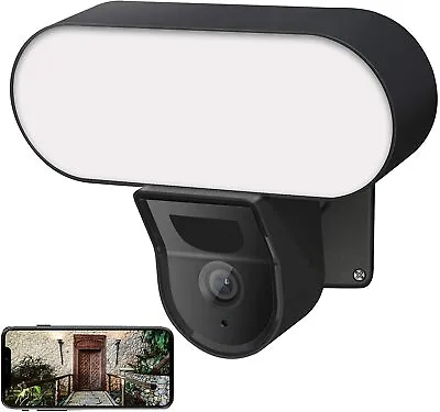 £36.99 • Buy Outdoor WIFI Floodlight Security Camera HD 1080P Two Way Audio Home Surveillance