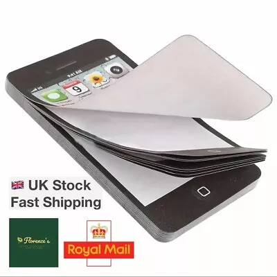 Mobile Phone Shaped Memo Notepad School Office Supplies Novelty Gift IPhone Pad • £1.99