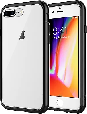 JETech Case For IPhone 8 Plus And IPhone 7 Plus Shock-Absorption Bumper Cover  • £3.89