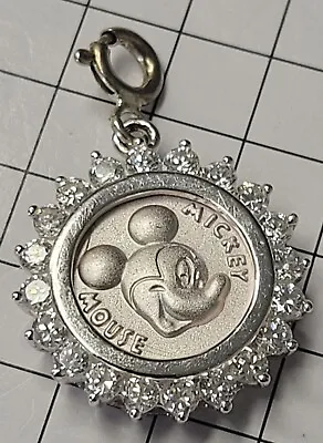 Sterling Silver Pendent Mickey Mouse.  Disney 925. • $39.95