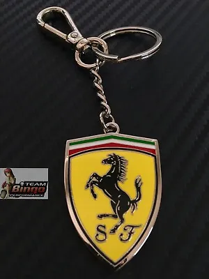 Ferrari Polished Key Ring Key Chain High Quality LOGO & Finish Australian Stock  • $17.99