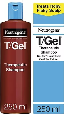 Neutrogena T Gel Therapeutic Shampoo Scalp Psoriasis Itching And Dandruff -250ml • £8.99