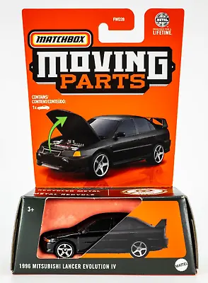 2024 Matchbox Moving Parts #27 1996 Mitsubishi Lancer Evolution IV BLACK | FSC • $5.99