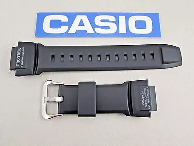 Genuine Casio Pro Trek Triple Sensor PRG-270 PRG-270-4 Black Resin Watch Band • $68.20