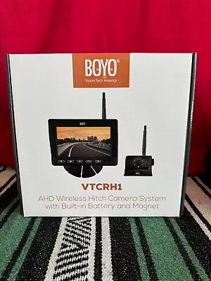 BOYO VTCRH1-2.4 GHz Wireless AHD Magnetic Mount Vehicle Backup Normal Black • $55.99