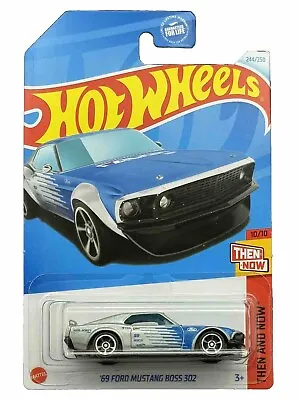 Hot Wheels 2024 HW Then And Now 10/10 '69 Ford Mustang Boss 302 Falken Tires • $7.16