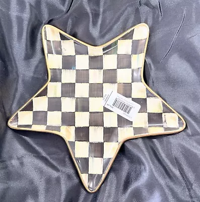 Brand New MacKenzie Childs Courtly Check Star Plate-NEW-Quantity 3 • $72