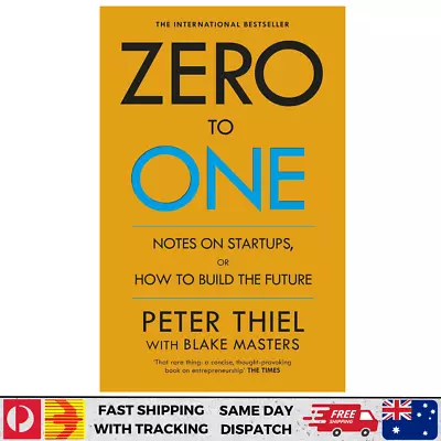 Zero To One By ‎Peter Thiel & Blake Masters - Best Seller - Brand New • $19.50