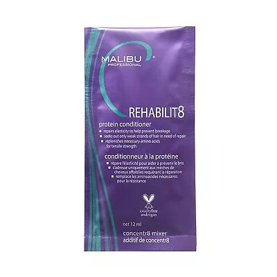 REHABILIT8 Smoothing Protein Conditioner (1 Packet) - Replenishes Hair Protei... • $6.78