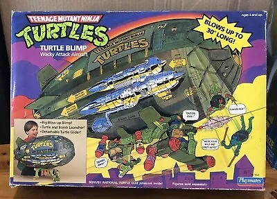 Vintage Teenage Mutant Ninja Turtles Blimp Factory Sealed VGC Box 1988. • $550