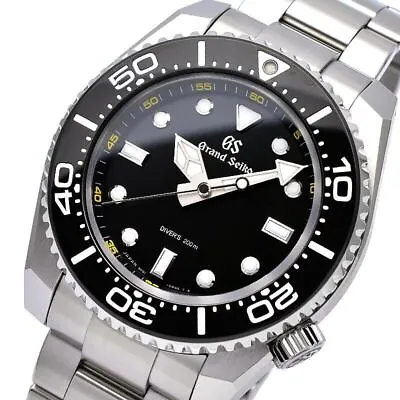 Grand Seiko Sport Collection SBGX335 Divers 200m Black Dial Watch 9F61 Men's • $6023.08