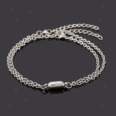 £3.59 • Buy 2pcs/pair Lovers Bracelets Men Women Magnet Couple Bracelet Matching Gift