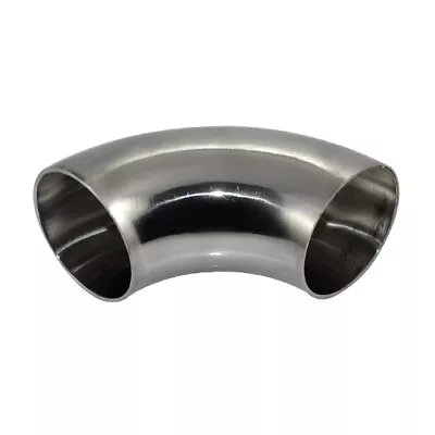 2 In Inch 2  Sanitary Weld 90 Degree Elbow Pipe Stainless Steel SS 316 • $6.99