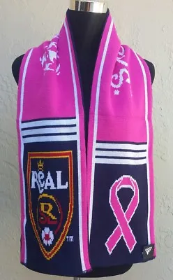 Real Salt Lake Soccer Scarf - MLS Works - Breast Cancer Awareness Pink  • $9.99