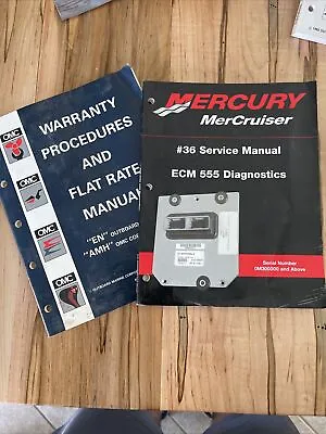 Mercury Mercruiser #36 Service Manual ECM 555 Diagnostics #90-864573 2001 • $15