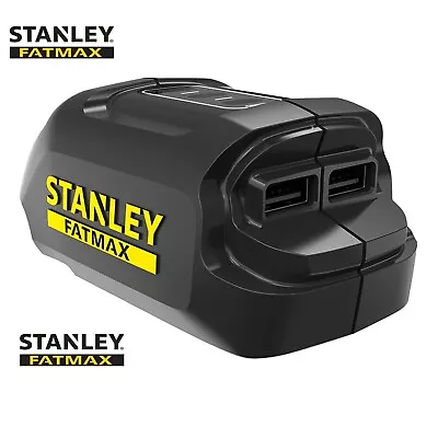 Stanley® Fatmax 18V USB Fast Charger Twin Port Battery Multi-Device With LED New • $35