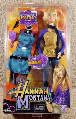 Disney 2007 Fashion Collection Hannah Montana Miley Cyrus Play Along Jakks Doll • $40