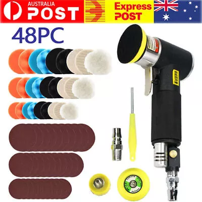1 /2 /3  Mini Air Orbital Sander Dual Action Air Polisher For Car Body Work • $61.34