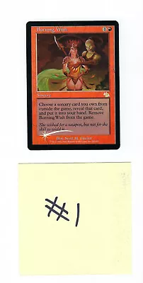 MTG | FOIL | BURNING  WISH | JUDGMENT |  | SORCERY | RARE | NM | (see Photos) • $51.49