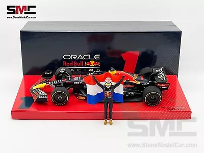 Red Bull F1 RB18 Max Verstappen Dutch 2022 World Champion 1:18 MINICHAMPS Figure • $269