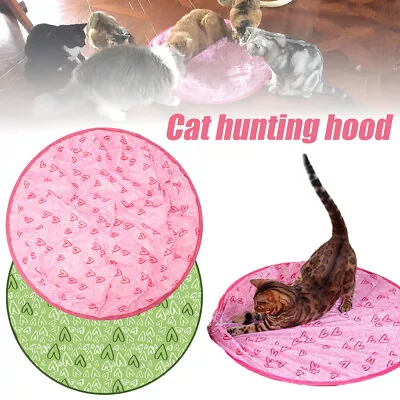 Pet Cat Interactive Hunting Entertainment Toys Fuuny Tunnel Mat Cats Lovers Gift • $20.39