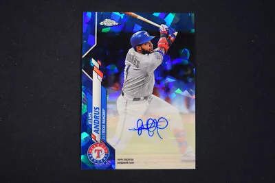 Elvis Andrus 2020 Topps Chrome Update Series Sapphire Edition Autograph • $8