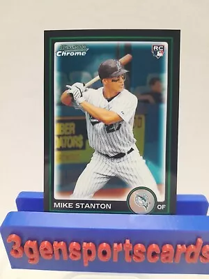 2010 Bowman Chrome Draft Picks Giancarlo Mike Stanton #BDP30 RC Rookie Marlins • $4.99