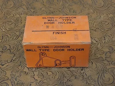 Glynn Johnson Wall Type Door Holder W40X - Brass Finish US4 - NOS Vintage ᵱ • $8.99