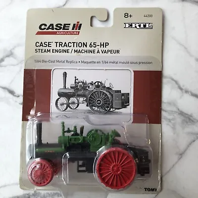 ERTL TOMY Case Traction 65 HP Steam Engine Tractor 1/64 Model 44200 Sealed New • $14.95
