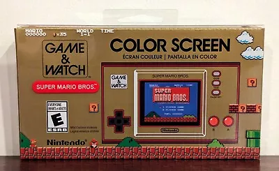 Super Mario Bros Nintendo Game And Watch 2020 35th Anniversary Brand New Sealed • $39.95
