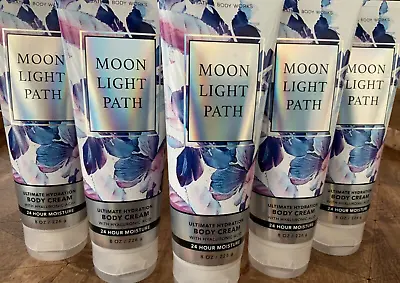 5 MOONLIGHT PATH 8oz SheaButter Hydration CREAM Moon Light Bath And & Body Works • $49.89