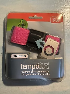 GRIFFIN Tempo IPod Shuffle Pink Armband For 2nd Gen IPod Shuffle - New Old Stock • $15.99