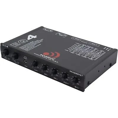 Massive Audio EQ4 1/2 DIN In-dash 4-band Graphic Equalizer With 8V Line Driver • $29.96