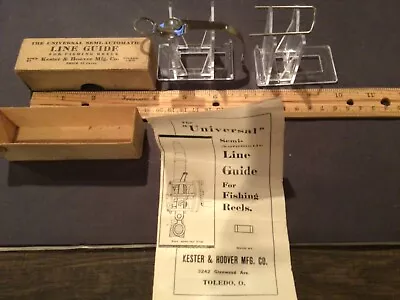 ANTIQUE VINTAGE KESTER & Hoover Line Guide BOX AND INSTRUCTIONS • $12.99