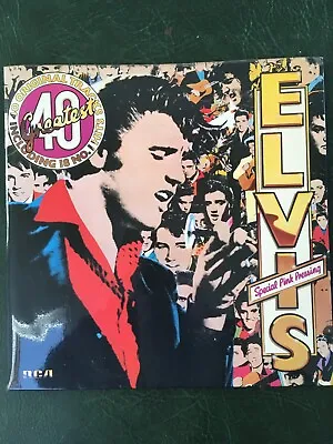 £18 • Buy Elvis Presley  UK 2 LP 40 Greatest On RCA Pink Vinyl Blue Labels