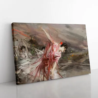 The Spanish Dancer By Giovanni Boldini Canvas Wall Art Print Framed Picture • £24.95