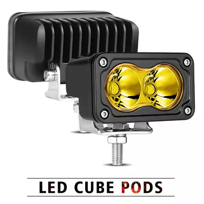 For 2024 Polaris XPedition XP ADV 3Inch LED Amber Cube Pods Work Lights Spot Fog • $34.99
