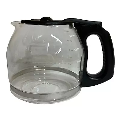 Mr. Coffee 12 Cup Replacement Glass Carafe Black Coffee Pot 5-5/8  Tall • $7.74