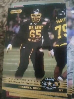 2010 Razor U.S. Army All-American #116 Michael Oher RC • $1.95