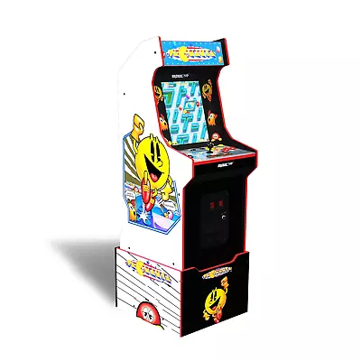 ARCADE1UP Pacmania Bandai Legacy Edition With Riser & Light-Up Marquee Arcade Ca • $406.59